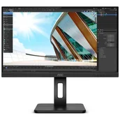 Monitory - AOC U27P2 27" czarny - miniaturka - grafika 1