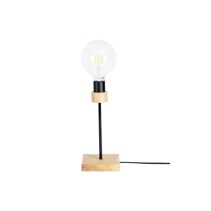Britop Chandelle lampa stołowa 1-punktowa dąb olejowany/czarny 84149174 84149174 - Lampy stojące - miniaturka - grafika 1