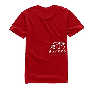 Koszulki męskie - Alpinestars Męski T-shirt Venture czerwony czerwony XL - grafika 1