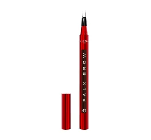 L'Oréal Paris Faux Brow marker do brwi z podwójną końcówką Dark Brunette 1ml - Akcesoria i kosmetyki do stylizacji brwi - miniaturka - grafika 1