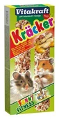 Przysmaki dla gryzoni - Vitakraft KRACKER 2szt d/chomika winogrona/orzechy 112g - miniaturka - grafika 1