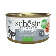 Mokra karma dla kotów - SCHESIR OCEANIC AD Tuńczykiem z kalmarami 70g - miniaturka - grafika 1