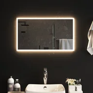 Lustra - vidaXL Lustro łazienkowe z LED, 70x40 cm - miniaturka - grafika 1