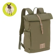 Torby podróżne - Lassig Lassig Lassig Green Label Plecak dla mam z akcesoriami Rolltop Backpack Olive - miniaturka - grafika 1
