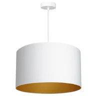 Lampy sufitowe - Luminex Arden 3447 Lampa wisząca zwis 1x60W E27 biały/złoty - miniaturka - grafika 1