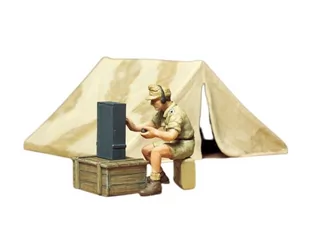 TAMIYA Tamiya 300035074  1: 35 WWII diorama-zestaw namiot ze sterowaniem falami radiowymi (1) - Figurki dla dzieci - miniaturka - grafika 2