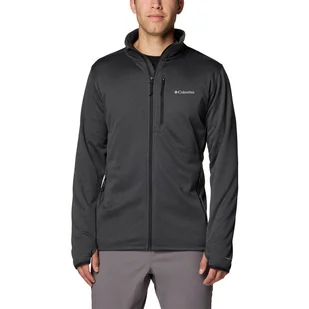 Męska bluza polarowa Columbia Park View Fleece Full Zip black heather - M - Bluzy męskie - miniaturka - grafika 1