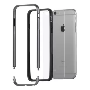Moshi iGlaze Luxe Aluminiowy Bumper iPhone 6 Plus/6s Plus (Titanium Grey) 99MO (99MO080204) - Etui i futerały do telefonów - miniaturka - grafika 1
