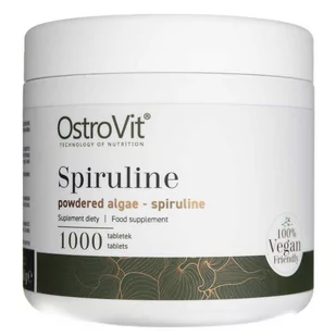 OstroVit OstroVit Spiruline - 1000 tabletek - Odchudzanie i oczyszczanie - miniaturka - grafika 1