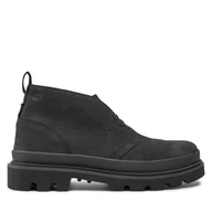 Botki męskie - Trzewiki Clarks Badell DB 26179686 Czarny - miniaturka - grafika 1