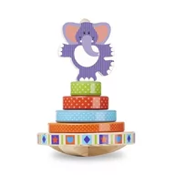 Układanki dla dzieci - Melissa & Doug Pierwsza zabawka Balansujący Słoń - miniaturka - grafika 1