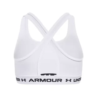 Biustonosz sportowy dziewczęcy Under Armour Crossback Mid Solid - Bielizna sportowa damska - miniaturka - grafika 2