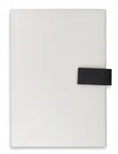 Notesy i bloczki - NOTES KSIĄŻKOWY ZAMYKANY B5 BIAŁY FULD KROPKA KRATKA LINIA CZYSTY - miniaturka - grafika 1