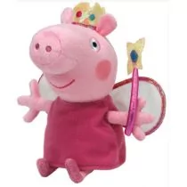 Peppa Pig Beanie Babies winka Peppa księżniczka średnia Ty Inc - Maskotki i pluszaki - miniaturka - grafika 1