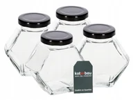 Pojemniki kuchenne - SŁOICZEK 180 SŁOIK SZKLANY NA PRZYPRAWY MIÓD 4SZT - miniaturka - grafika 1