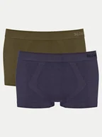 Majtki męskie - Sloggi Komplet 2 par bokserek 10219593 Kolorowy - miniaturka - grafika 1