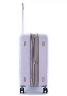 Walizka średnia ELLE Debossed lilowa - Walizki - miniaturka - grafika 7