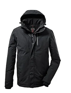 Killtec Kow męska kurtka funkcyjna Kow 161 Mn Jckt z odpinanym kapturem, czarna, XXXL, Czarny, 3XL - Kurtki męskie - miniaturka - grafika 1
