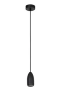 Lampy sufitowe - Evora lampa wisząca 1xGU10 czarna 45406/01/30 - miniaturka - grafika 1