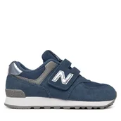 Buty dla chłopców - Sneakersy New Balance P5741UH Granatowy - miniaturka - grafika 1