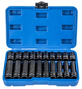 SZEŚCIOKĄTNE NASADKI UDAROWE 1/2" 10-19mm 20el - Nasadki do elektronarzędzi - miniaturka - grafika 8