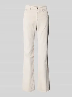 Spodnie sztruksowe o rozkloszowanym kroju z 5 kieszeniami model ‘Cordur’ - Spodnie damskie - miniaturka - grafika 1