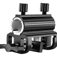 Parasole ogrodowe - Stelaż parasola ze stopu aluminium, uchwyt montażowy na patio, przenośny, odłączany zacisk do parasola, stojak na parasol ogrodowy (czarny) - miniaturka - grafika 1