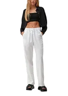 Spodnie damskie - Q/S by s.Oliver Spodnie damskie, długie, biały, 36W / 36L - miniaturka - grafika 1