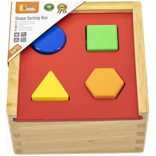 Viga Toys Drewniany Sorter Kształtów Kolorowe Figury Viga Toys 50844 - Sortery dla dzieci - miniaturka - grafika 1