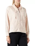 Bluzy damskie - Champion Damska bluza z zamkiem błyskawicznym Legacy Easywear 2.0 z nadrukiem na całej powierzchni, różowa zwierzęca, M - miniaturka - grafika 1