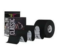 Stawy, mięśnie, kości - REA Tape Classic taśma kinesiology (czarna) - miniaturka - grafika 1
