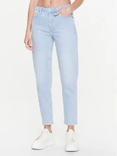 Calvin Klein Jeansy K20K205161 Niebieski Slim Fit - Spodnie damskie - miniaturka - grafika 1