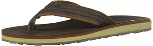 Quiksilver Carver Nubuk, męskie klapki japonki, Demitasse Solid - 38 EU - Klapki i japonki męskie - miniaturka - grafika 1