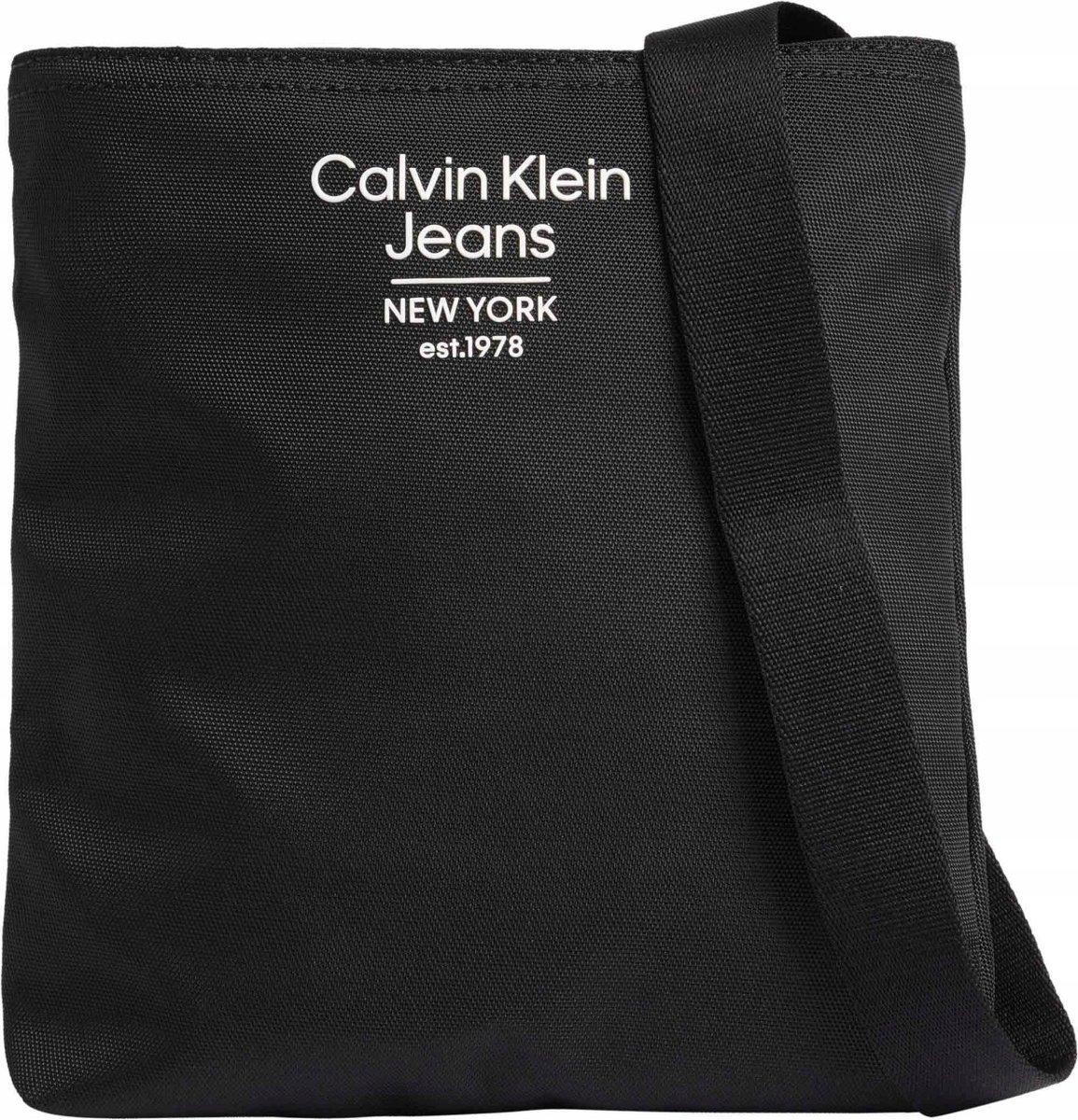 Calvin klein torba listonoszka essentials czarna