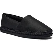 Trampki damskie - Calvin Klein Espadryle | z dodatkiem skóry - miniaturka - grafika 1