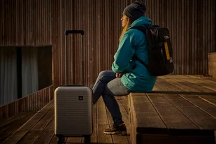 Walizka mała kabinowa National Geographic Abroad srebrna - Walizki - miniaturka - grafika 10