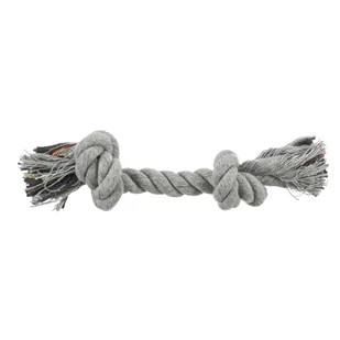 Trixie kolorowa lina do zabawy dla psa - 26 cm z 2 węzłami - Zabawki dla psów - miniaturka - grafika 1