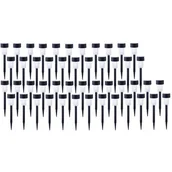 Lampy ogrodowe - Saska Garden Saska Garden zestaw lamp solarnych plastikowych 4,7x30,5cm srebrny SASKA GARDEN - miniaturka - grafika 1