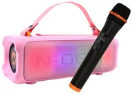 Głośniki przenośne - SPEAKER BLUETOOTH + WRL MIC/PINK BLAZOOKA703PK N-GEAR - miniaturka - grafika 1