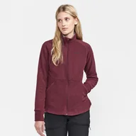Bluzy damskie - Damski Polar CRAFT ADV FLEECE MIDLAYER W 1914123-492000 – Bordowy - miniaturka - grafika 1