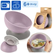 Sztućce dla dzieci - Miseczka z przyssawką dla dzieci BLW bezpieczna EKO Growing REER - miniaturka - grafika 1