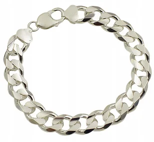 Srebrna Bransoletka Męska Pancerka 10,50 mm Soczewkowa pr 925 Grawer Gratis - Bransolety męskie Srebrna Bransoletka Męska Pancerka 10,50 mm Soczewkowa pr 925 Grawer Gratis - Bransolety męskie - miniaturka - grafika 1