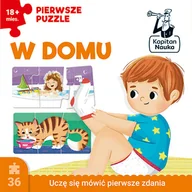 Puzzle - Pierwsze puzzle. W domu. Kapitan Nauka - miniaturka - grafika 1