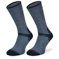 Skarpetki damskie - Skarpety Trekkingowe Tre3 Granatowe – Merino-43-46 - miniaturka - grafika 1