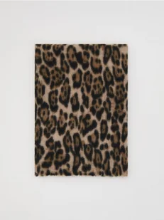 Reserved - Szal w panterkę - wielobarwny - Czapki damskie - miniaturka - grafika 1