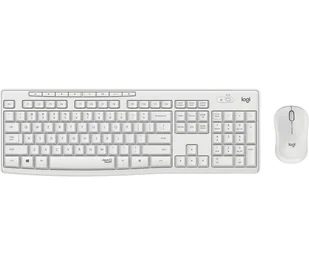 Logitech MK295 Silent Wireless Combo klawiatura Dołączona myszka RF Wireless QWERTY Skandynawia Biały - Zestawy myszka + klawiatura - miniaturka - grafika 1