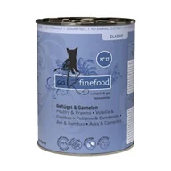 Mokra karma dla kotów - Catz finefood mokra karma dla kota Classic Adult Nr 17 Drób i krewetki 6x400 g - miniaturka - grafika 1