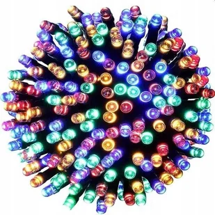Superled Lampki choinkowe z 8 funkcjami świecenia 100 LED 8m multikolor - Lampy ogrodowe - miniaturka - grafika 1
