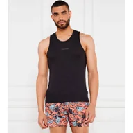 Koszulki męskie - Calvin Klein Swimwear Tank top Regular Fit z dodatkiem lnu - miniaturka - grafika 1