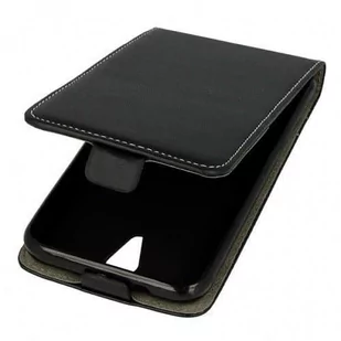 Sony Kabura pionowa Rubber Xperia E4G czarna - Etui i futerały do telefonów - miniaturka - grafika 1